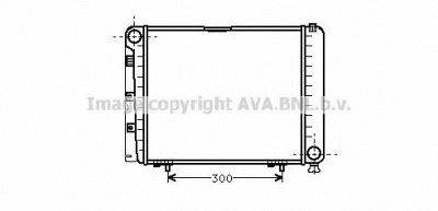 AVA QUALITY COOLING ms2079 -  Радиатор, охлаждение двигателя
